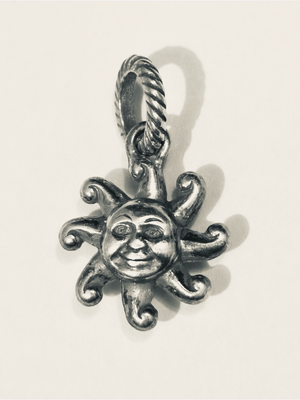 🆕Listing! Brighton Arizona state charm Silver smiling sun Engraved on back